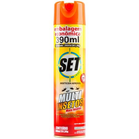 Inseticida aerosol multi insetos set inset 390ml