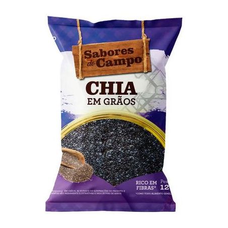 Chia sabores do campo em graos 120g