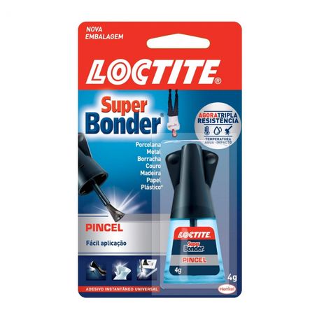Cola super bonder pincel 4g