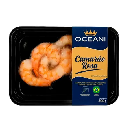 Oceani Camarão Rosa Descascado 6/12 Eviscerado 300G