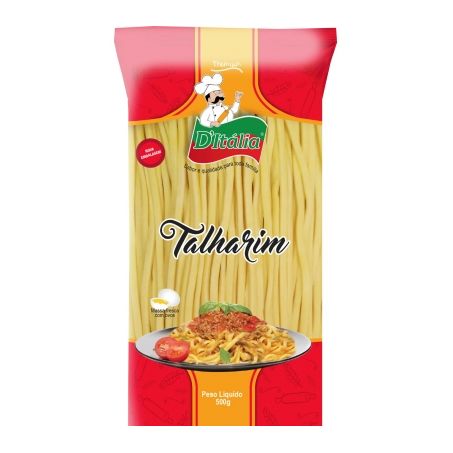 Massa ditalia talharim c/ovos 500g