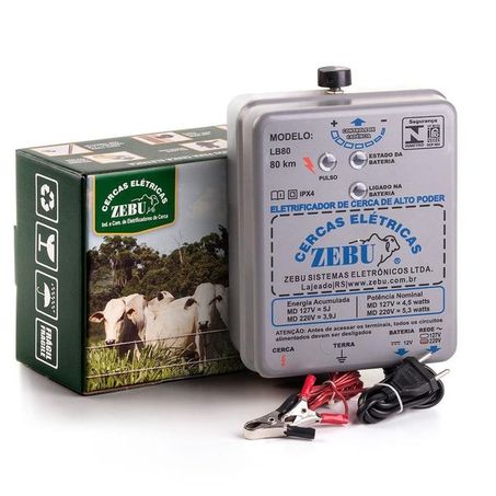 ELETRIFICADOR CERCA ZEBU LB80