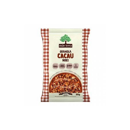 GRANOLA MÃE TERRA NIBS CACAU 800G