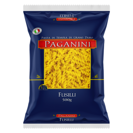 MACARRÃO FUSILLI PAGANINI PACOTE 500G