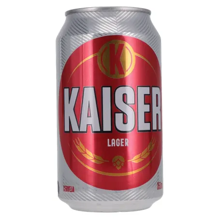 Cerveja Lata Kaiser Lager 350ml 360-35