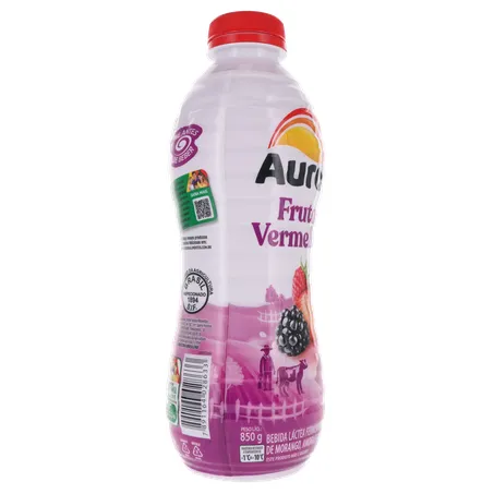 Bebida Láctea Aurora Frutas Vermelhas 850g 360-31