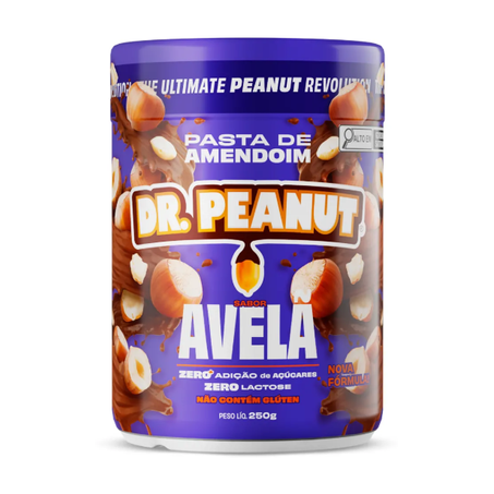 PASTA DE AMENDOIM DR PEANUT 250G AVELA