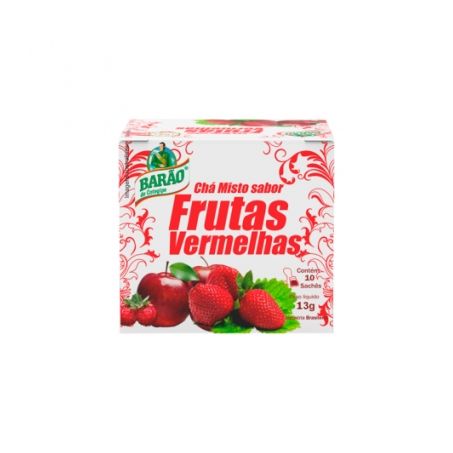 CHÁ BARÃO FRUTAS VERMELHAS C/10 13G
