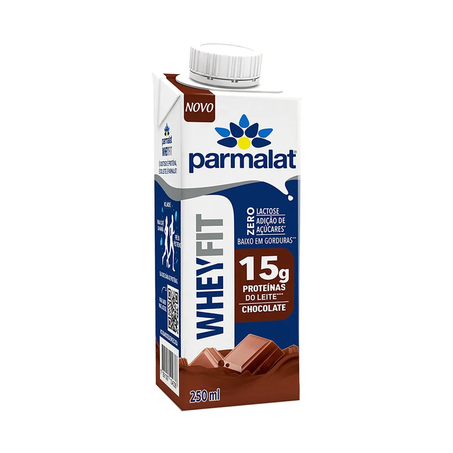 Bebida láctea whey fit cappuccino parmalat 250ml