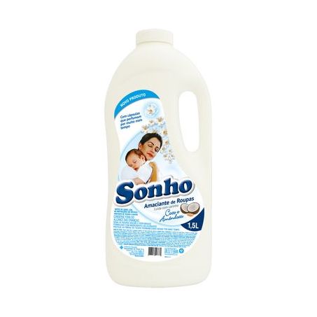 AMACIANTE SONHO COCO E AMENDOAS 1,5L