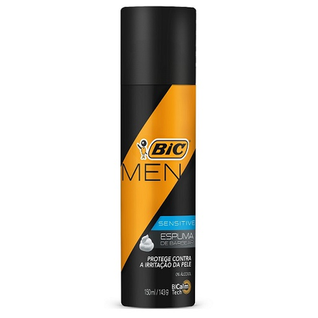 ESPUMA DE BARBEAR SENSITIVE BIC MEN