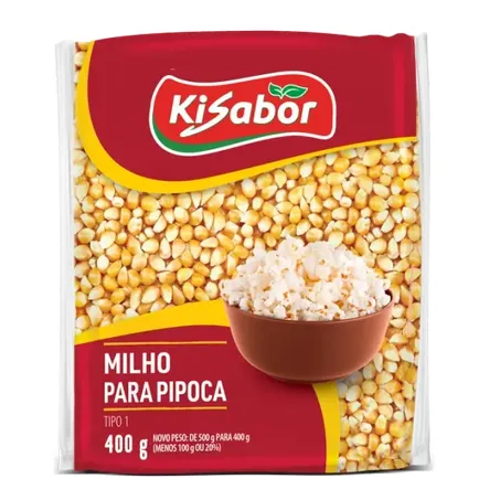Milho Para Pipoca Kisabor 400g