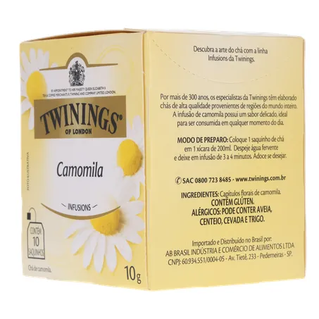 Chá Twinings Camomila 10g 360-5
