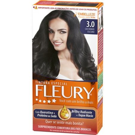 TINTURA FLEURY 3.0 CASTANHO ESCURO UN 360-1