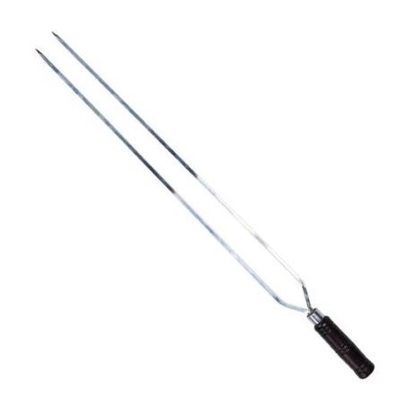 Espeto aluminio polido duplo d-70