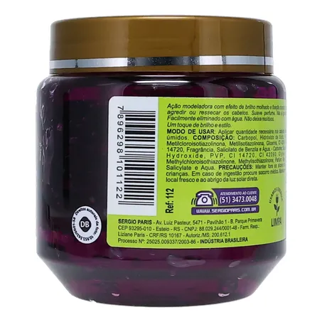 Gel fixador sergio paris brilho m.media 360-21