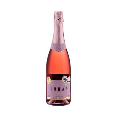 Espumante Brasileiro Rosé Doce Lunar Perfetto Moscatel Garrafa 750ML
