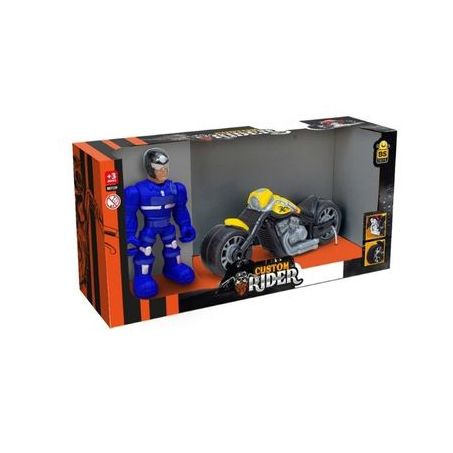 BS TOYS CUSTOM RIDER BONECO/MOTO