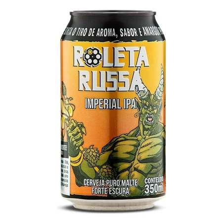 Cerveja Roleta Russa Imperial Ipa Lata 350ml 