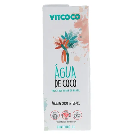 Agua de coco vitcoco 1l