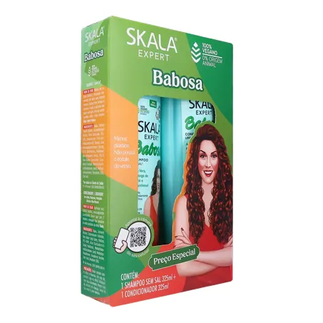 Kit Skala Babosa Shampoo 325ml e Condicionador 325ml 
  360-32