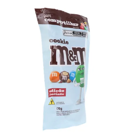 CONFEITO M&MS COOKIE PACOTE 120G 360-31