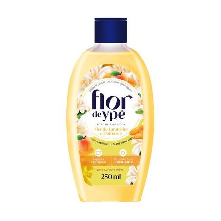 Sabonete líquido Flor de Ypê flor de laranjeira e damasco 250ml
