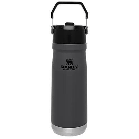 Garrafa termica stanley flip cinza 651ml
