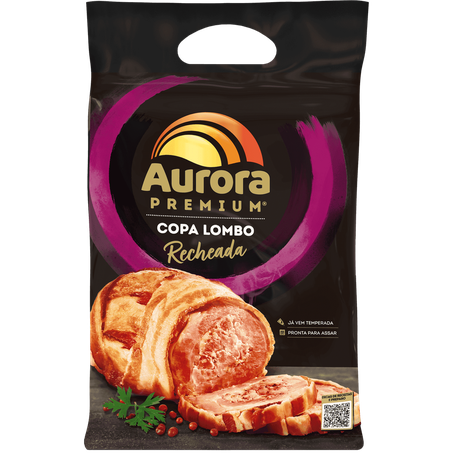 CARNE SUÍNA COPA LOMBO RECHEADA AURORA PREMIUM PACOTE KG