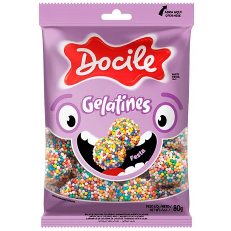 Bala gelatines docile 80gr festa
