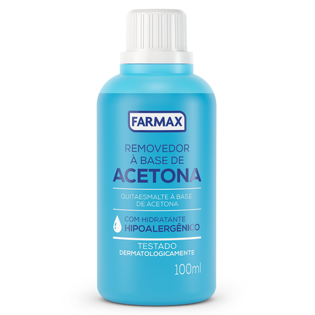 Acetona removedora de esmalte farmax 100ml