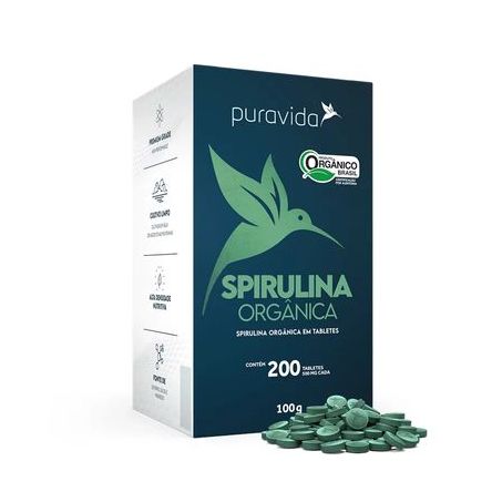 Spirulina Puravida 200tbl 100g