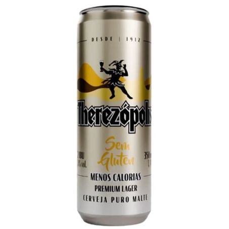 Cerveja therezópolis sem glúten lt 350ml