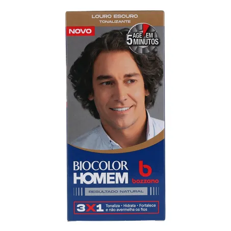 Tonalizante biocolor homem bozzano louro