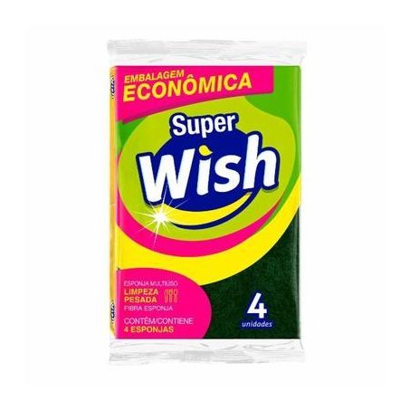Esponja Multi Super Wish Embalagem economica