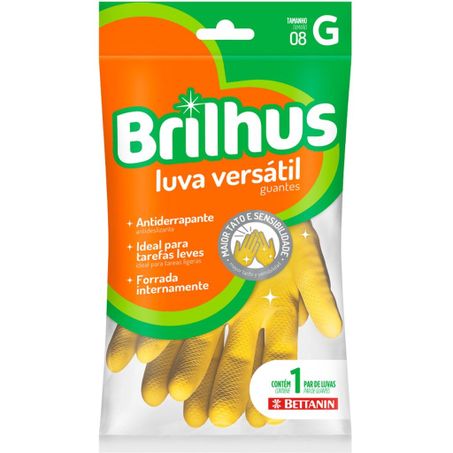 Luva latex brilhus tam grande un