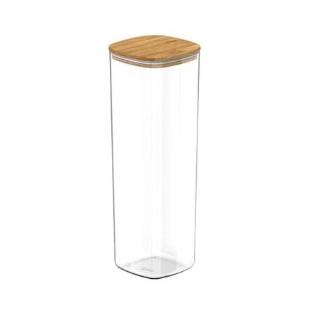 POTE EMHOUSE HERMÉTICO TRASPARENTE QUADRADO 1,5L