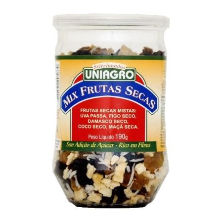 Mix frutas secas uniagro 190gr