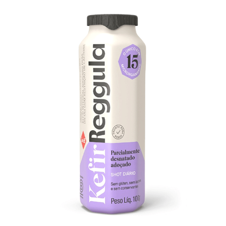 Kefir Reggula Desnatado Adoçado 100g