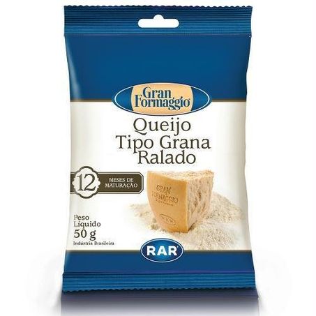 Queijo grana ralado gran formaggio 50g