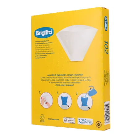 Filtro De Papel Brigitta 102 C/30 360-21