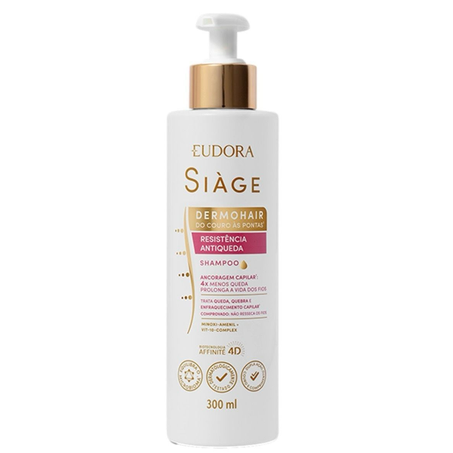 Shampoo Eudora Siàge Resistência Antiqueda 300ml