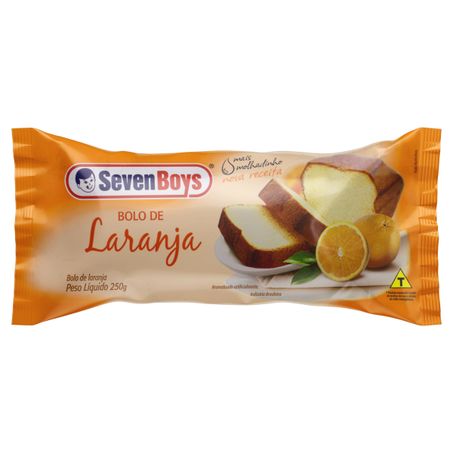 BOLO LARANJA SEVEN BOYS