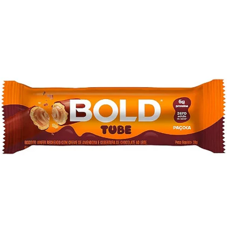 Choc bold tube barra proteica 30g paçoca