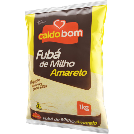 Fubá Caldo Bom 1kg - Amarelo