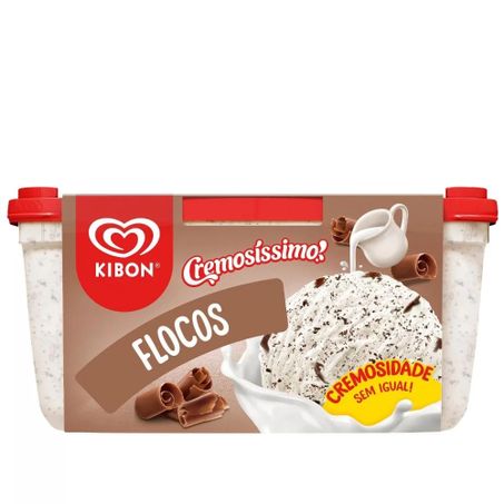 Sorvete Kibon Cremosissimo Flocos 1,5l