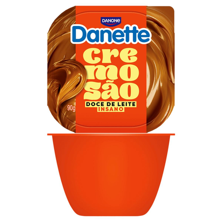 Sobremesa Danette 90g - Cremosão - Doce de Leite
