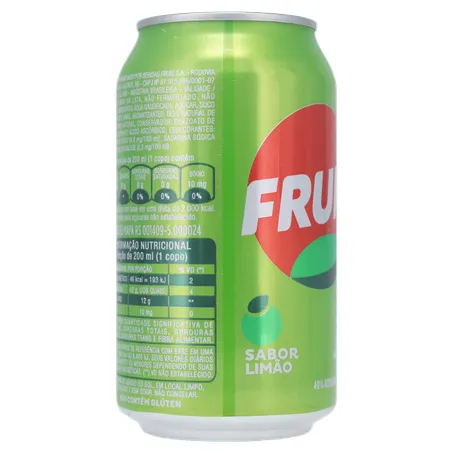 BEBIDA FRUKI SABOR LIMÃO LATA 350ML 360-30
