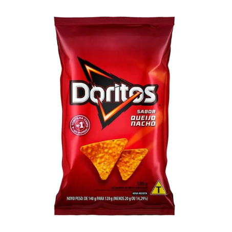 SALG ELMA DORITOS QUEIJO NACHO 120G