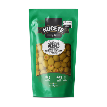 Azeitona Verde Nucete Recheada 120g
